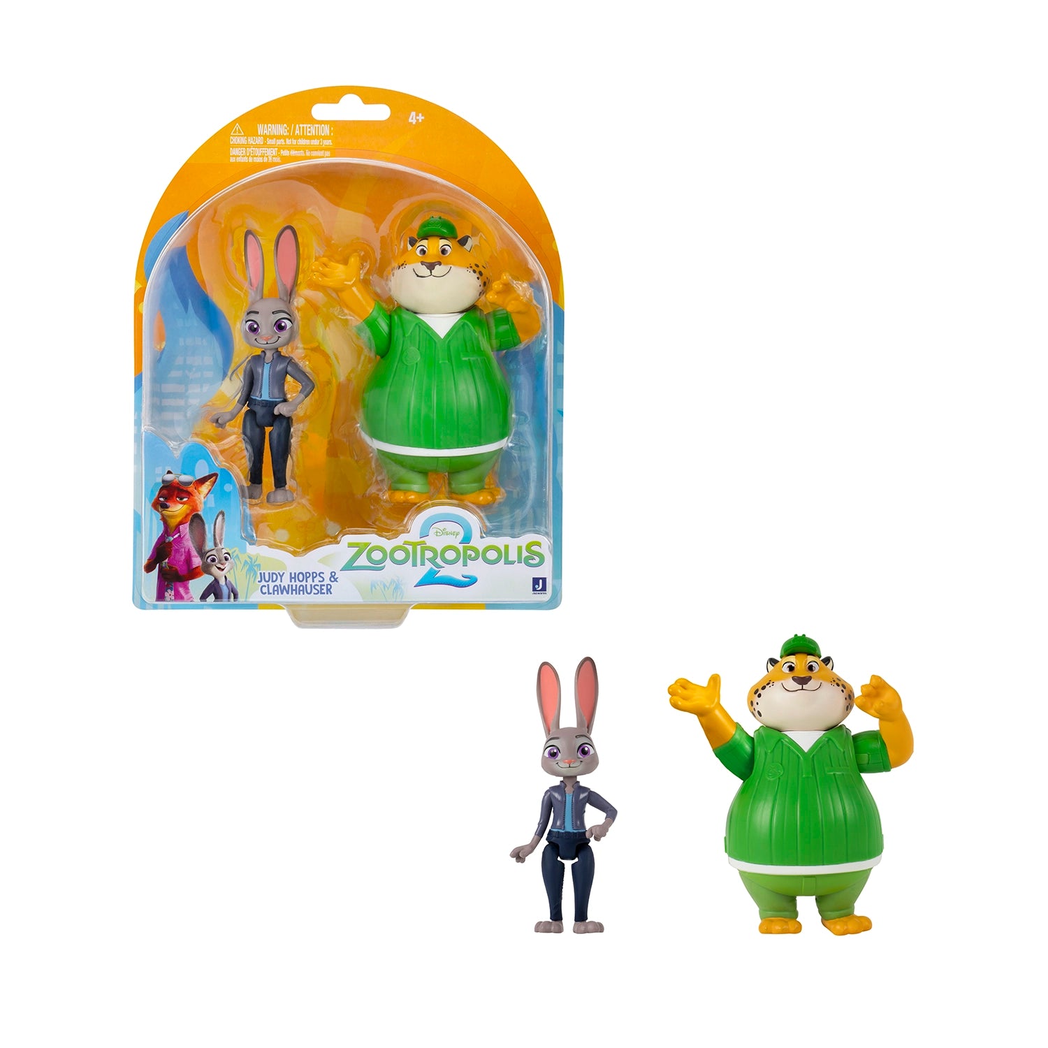 ZOOTROPOLIS2 FIGURE 3" 2PACK 3ASST