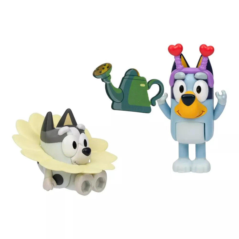Bluey Spring Time Figure 2-Pack Bluey & Muffin
