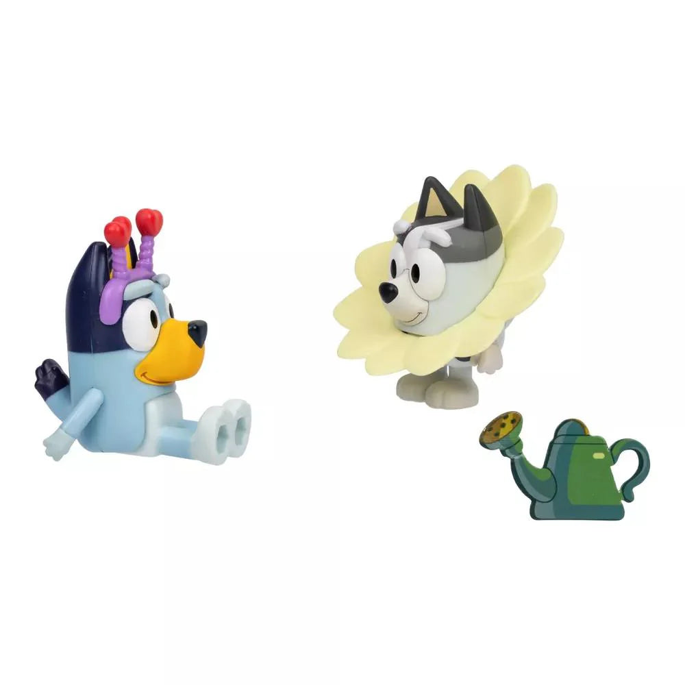 Bluey Spring Time Figure 2-Pack Bluey & Muffin