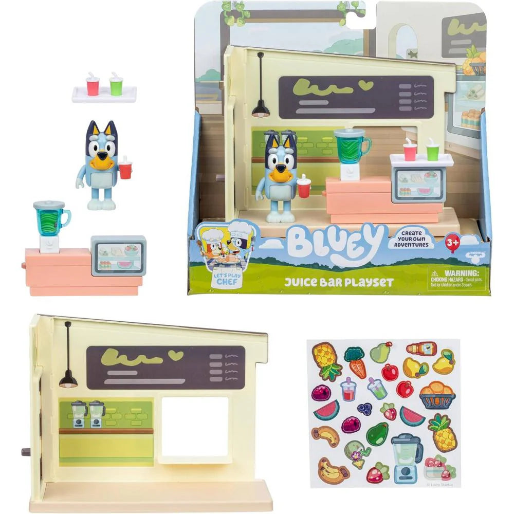 BLUEY S13 LETS PLAY CHEF MINI PLAYSET JUICE BAR