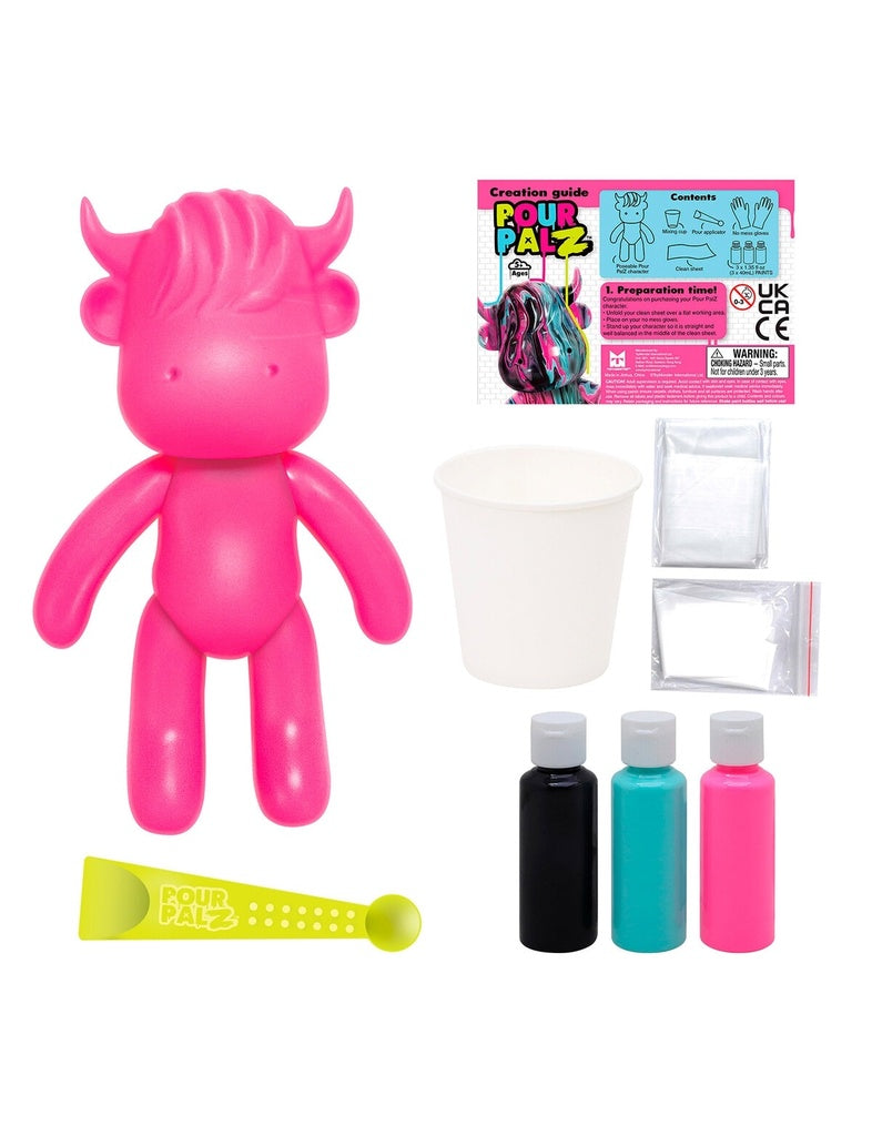 Pour Palz W4 Neon Highland Cow - 40ml - Kiddy Zone