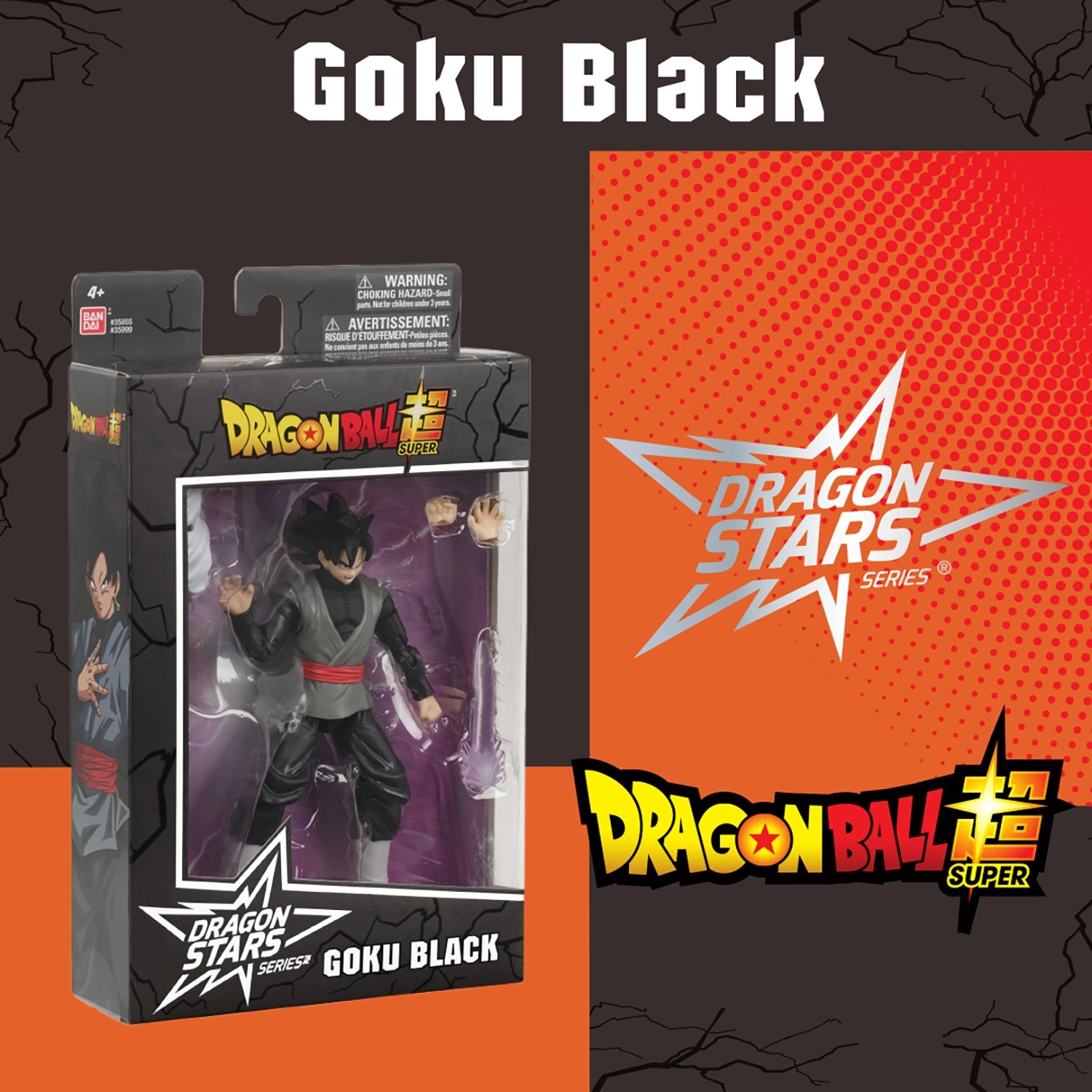 DRAGONBALL STARS GOKU BLACK 6.5