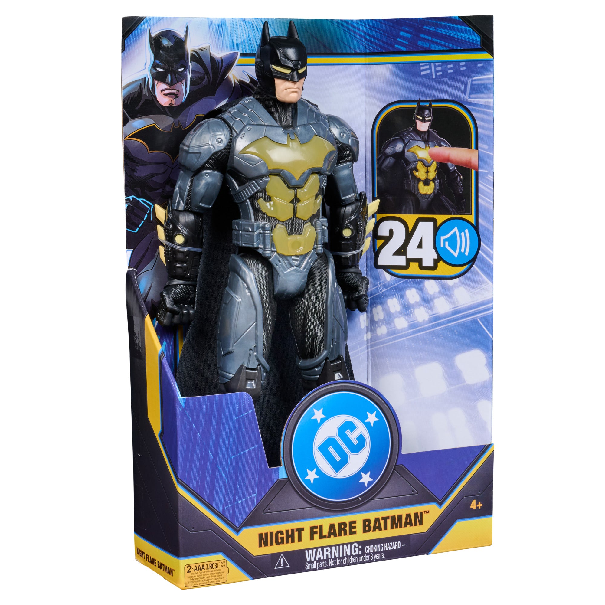 DC Batman Fig 12" Night Flare Batman - Kiddy Zone