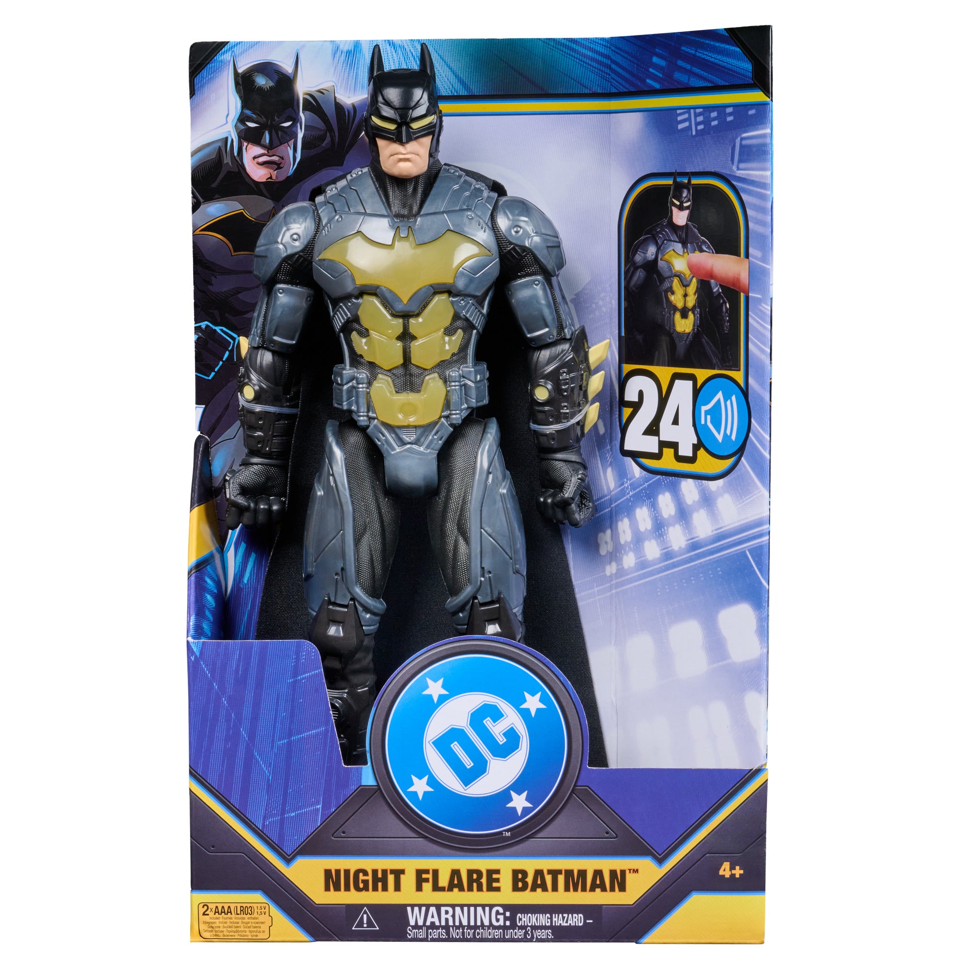 DC Batman Fig 12" Night Flare Batman - Kiddy Zone
