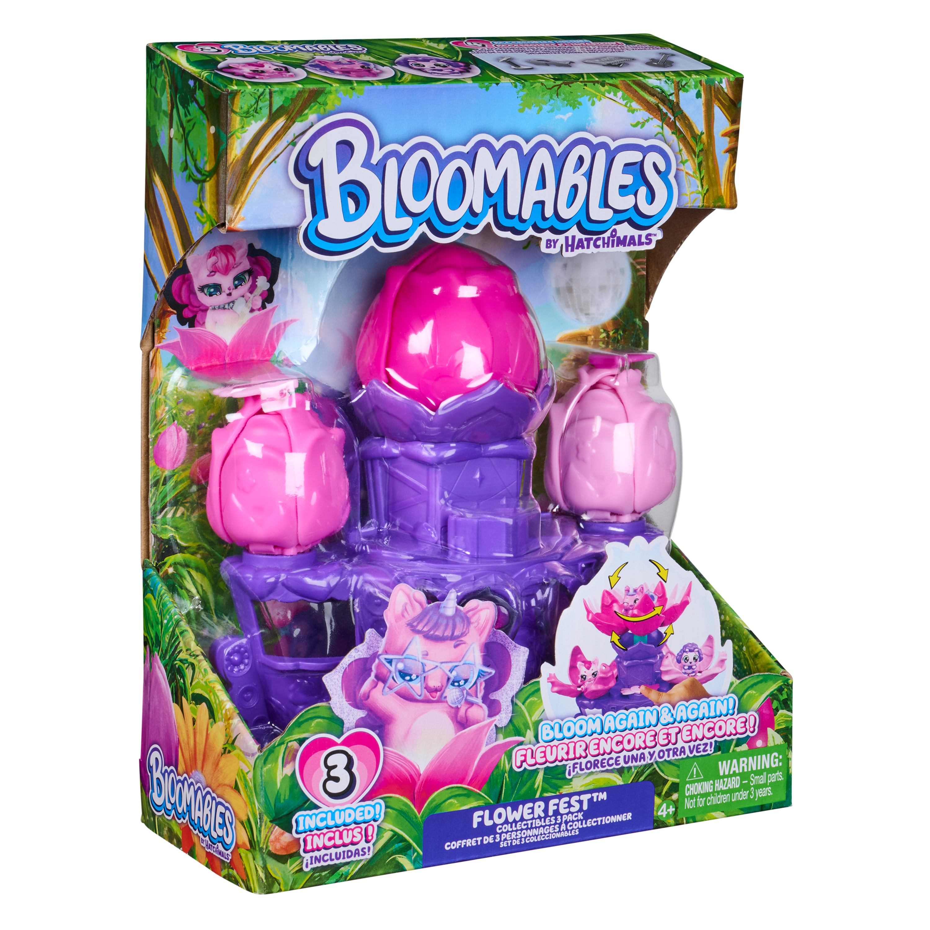 Hatchimals Bloomables Flower Fest 3-PK - Kiddy Zone