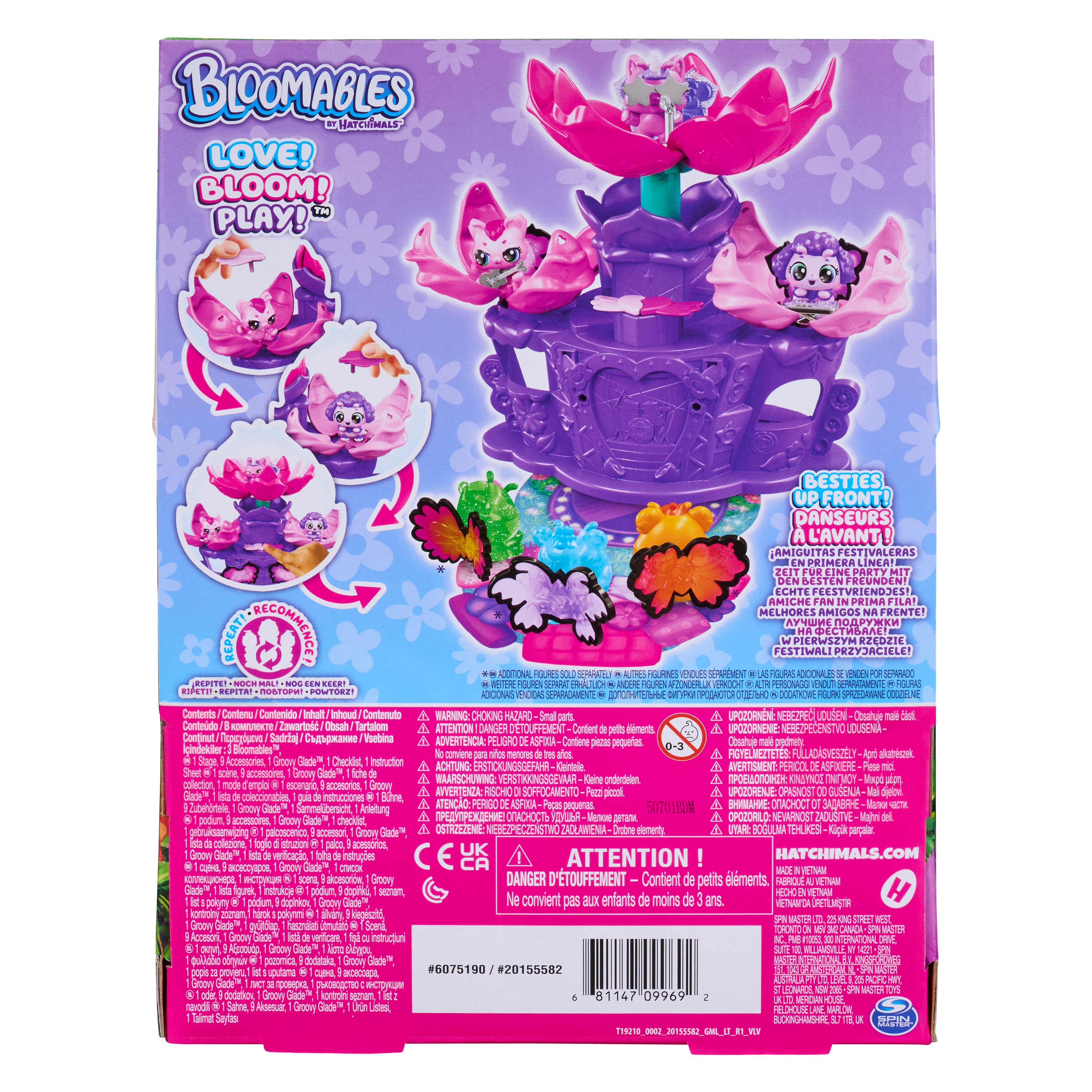 Hatchimals Bloomables Flower Fest 3-PK - Kiddy Zone