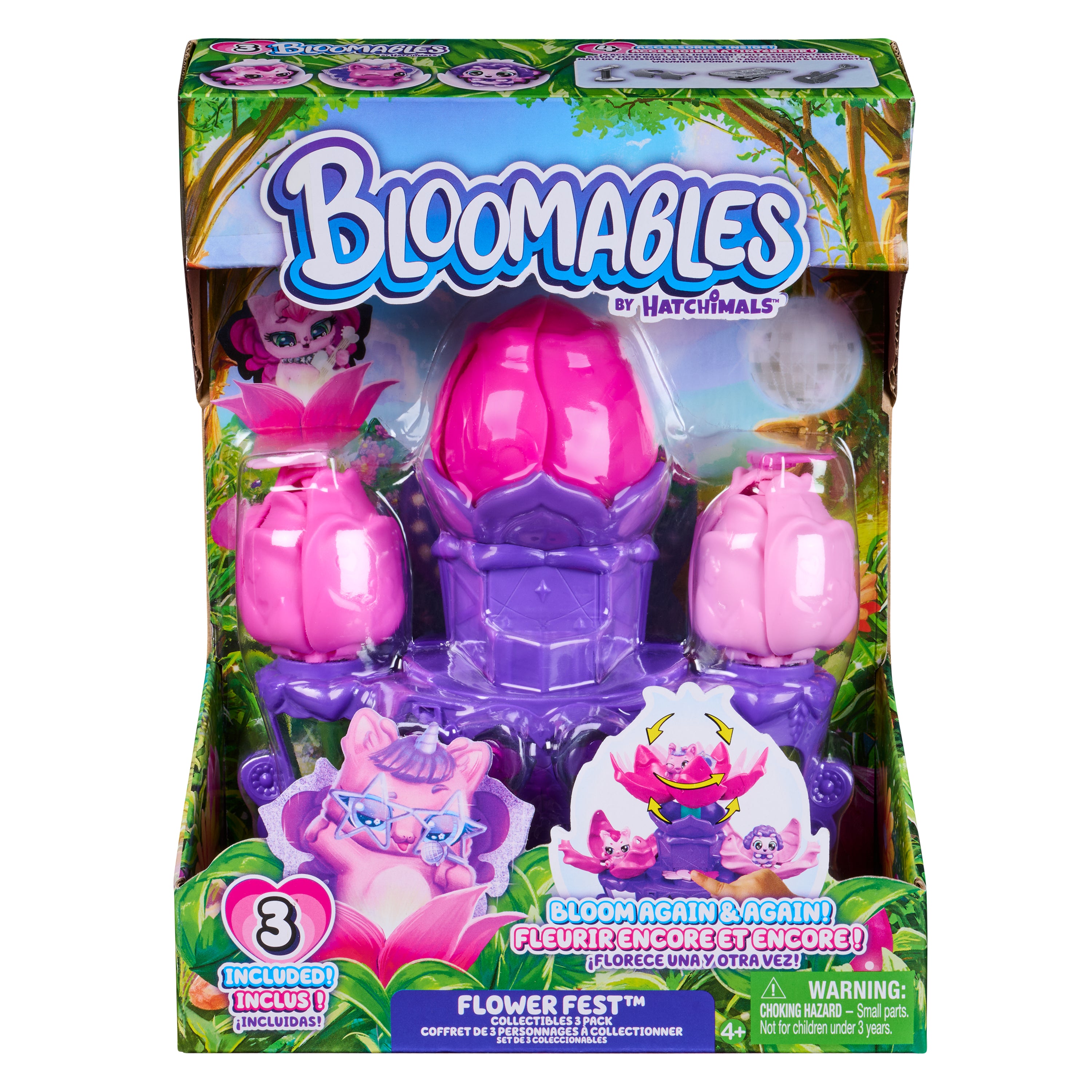 Hatchimals Bloomables Flower Fest 3-PK - Kiddy Zone