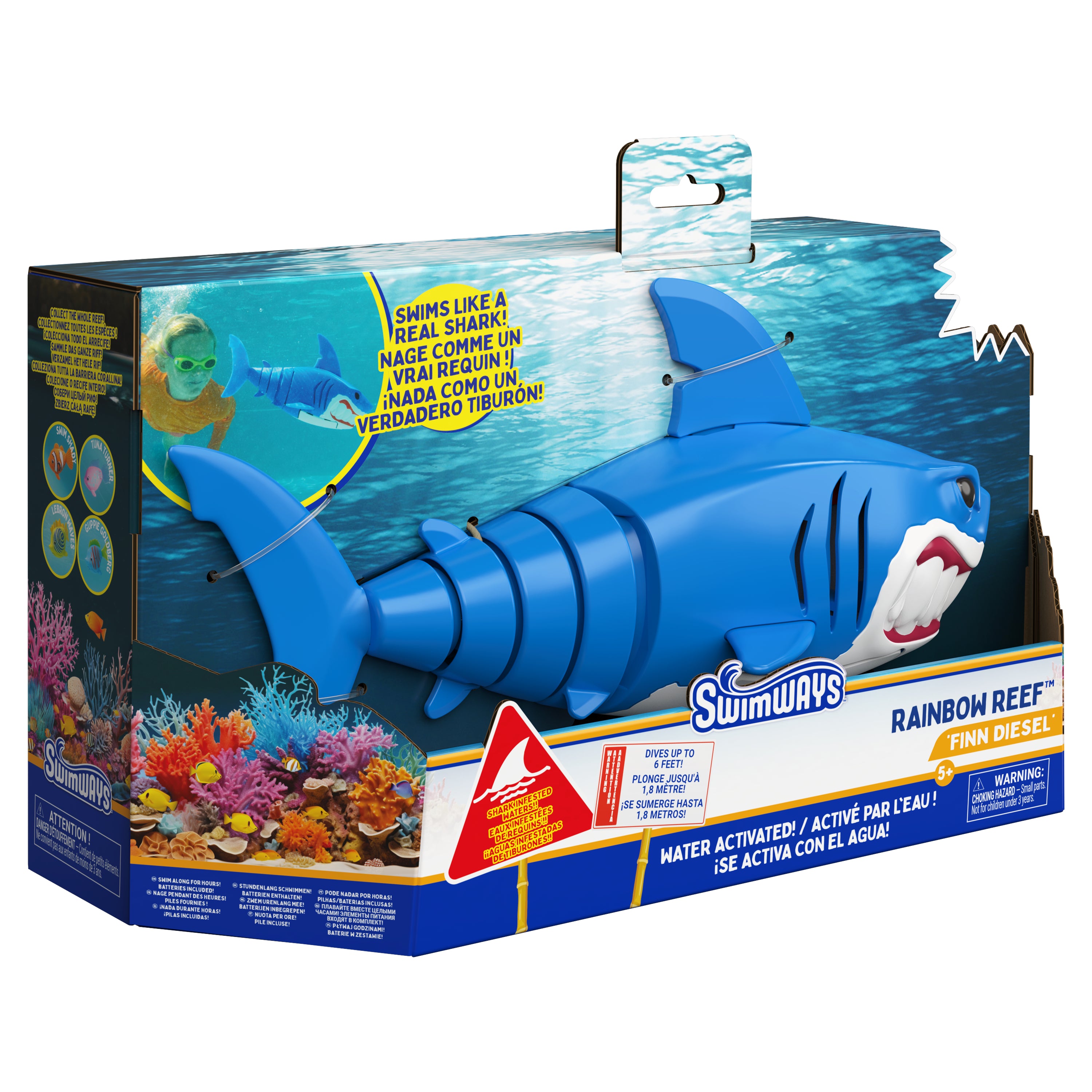 SW Rainbow Reef Shark Finn Diesel