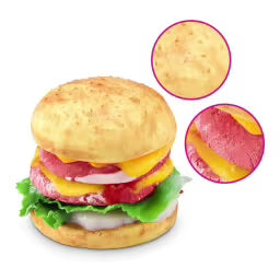 Slime Mart Small Shopping Basket – Burger (Series 1)