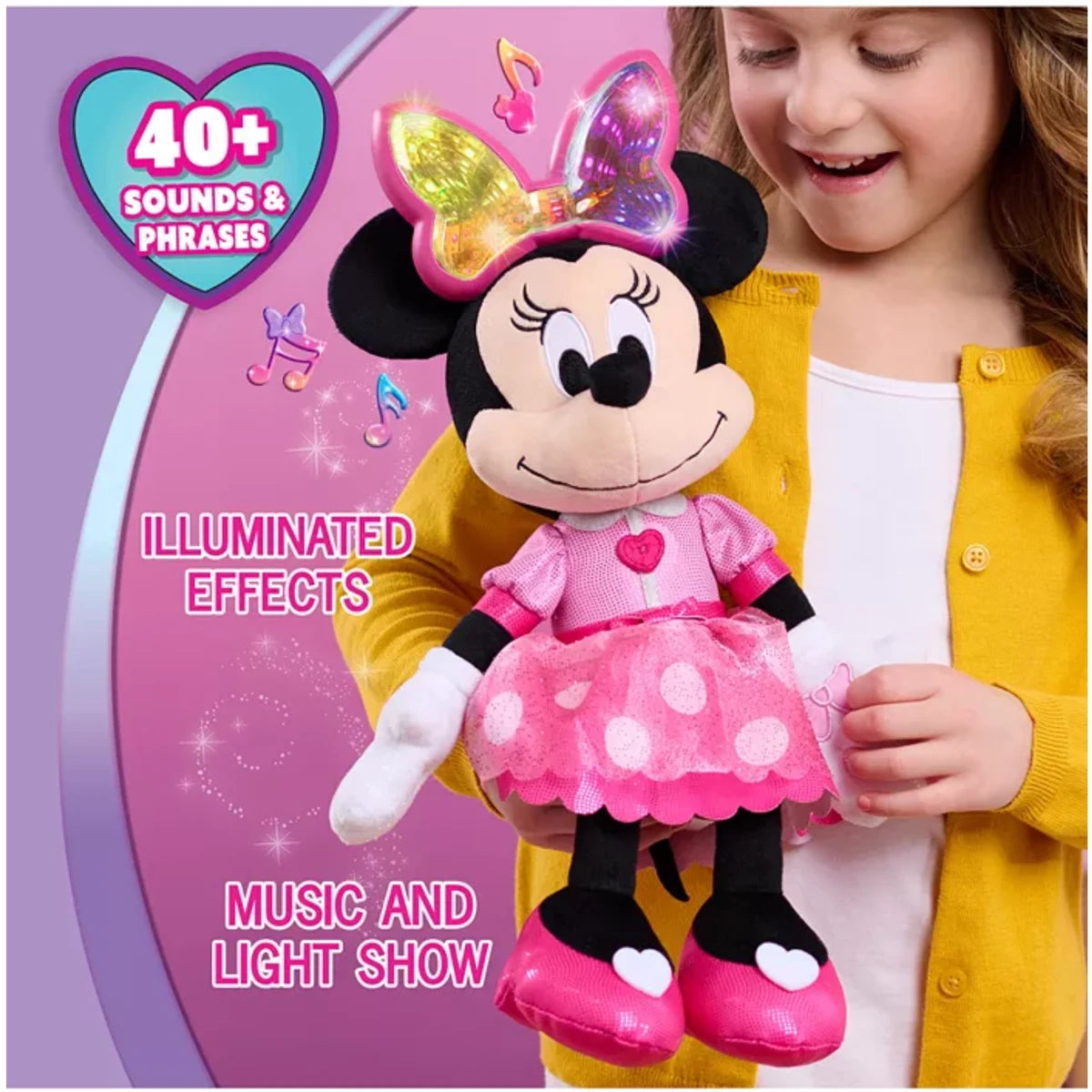 Minnie Mouse Colorfinity Feature Plush
