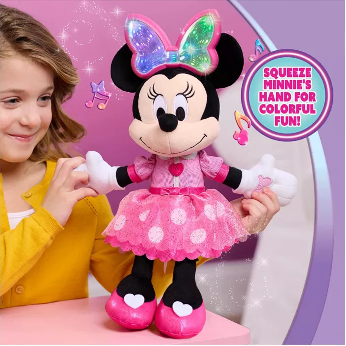 Minnie Mouse Colorfinity Feature Plush