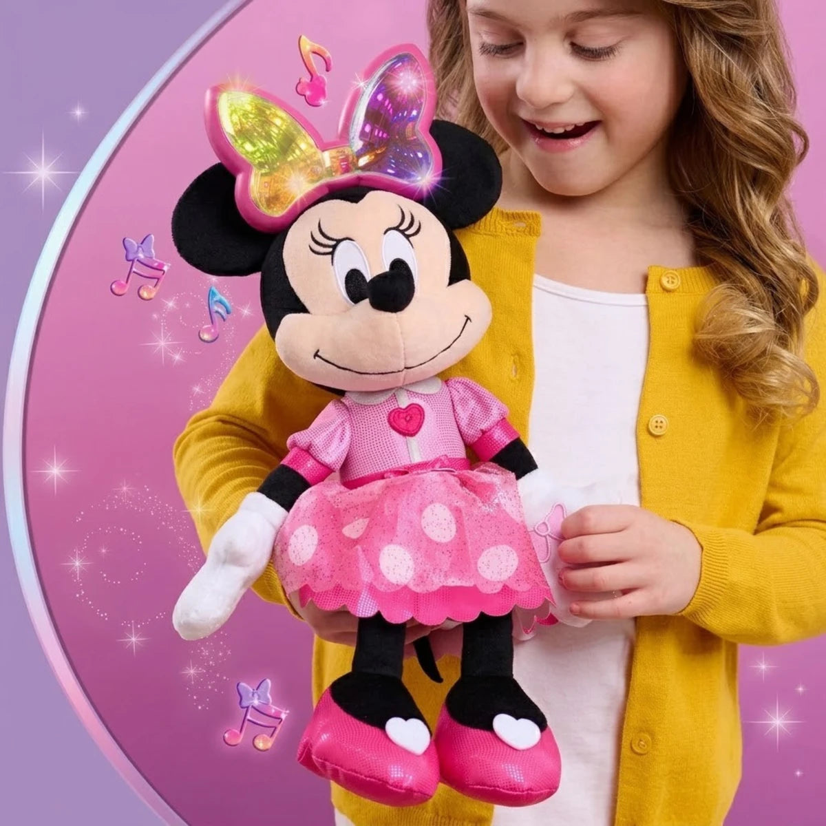 Minnie Mouse Colorfinity Feature Plush