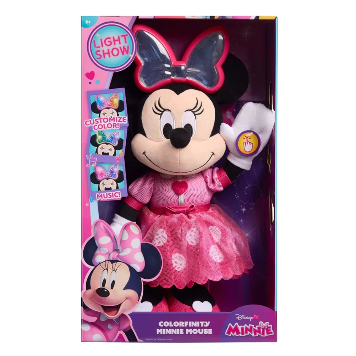 Minnie Mouse Colorfinity Feature Plush
