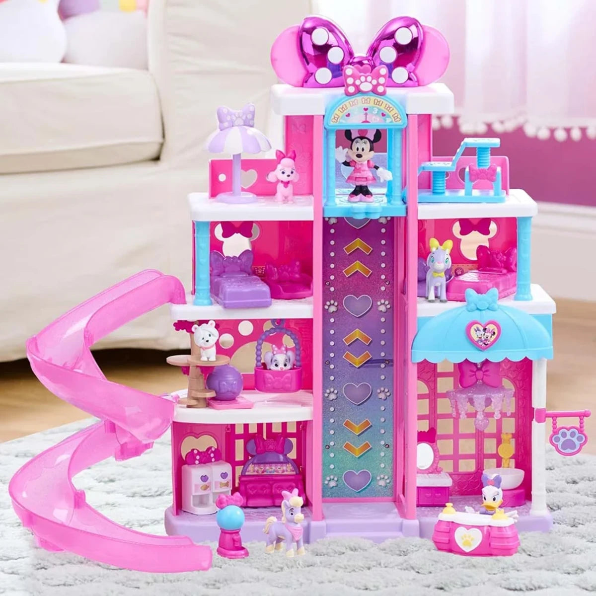 Disney Minnie Mouse Pet Hotel Playset
