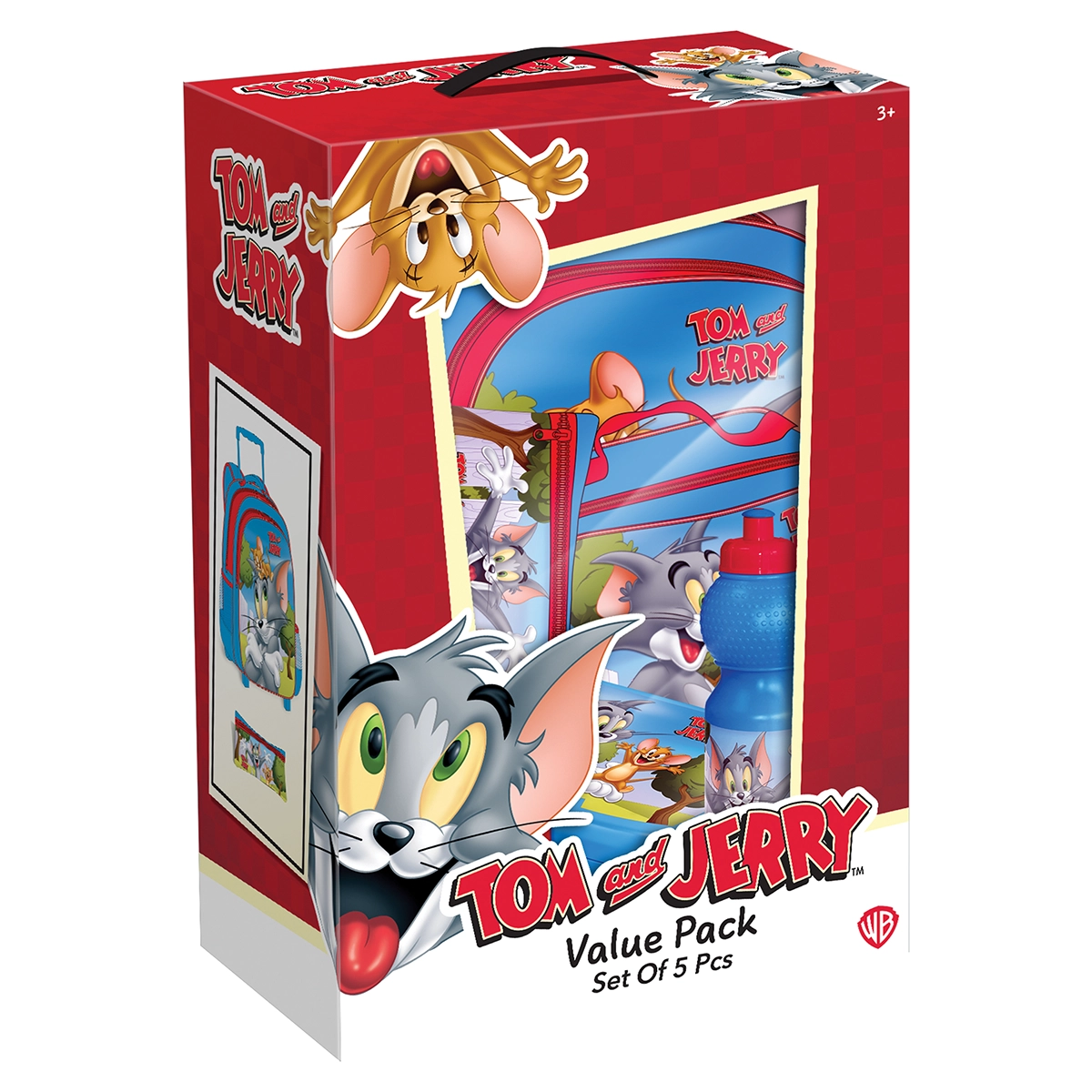 Tom & Jerry 5 In 1 Value Pack (16" Trolley Bag)