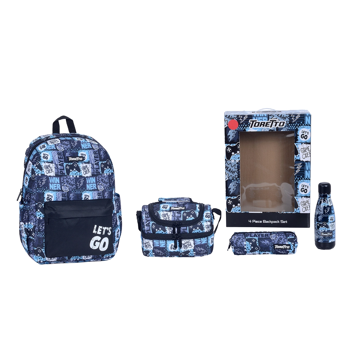 TORETTO 4 PCS BACKPACK SET M2210