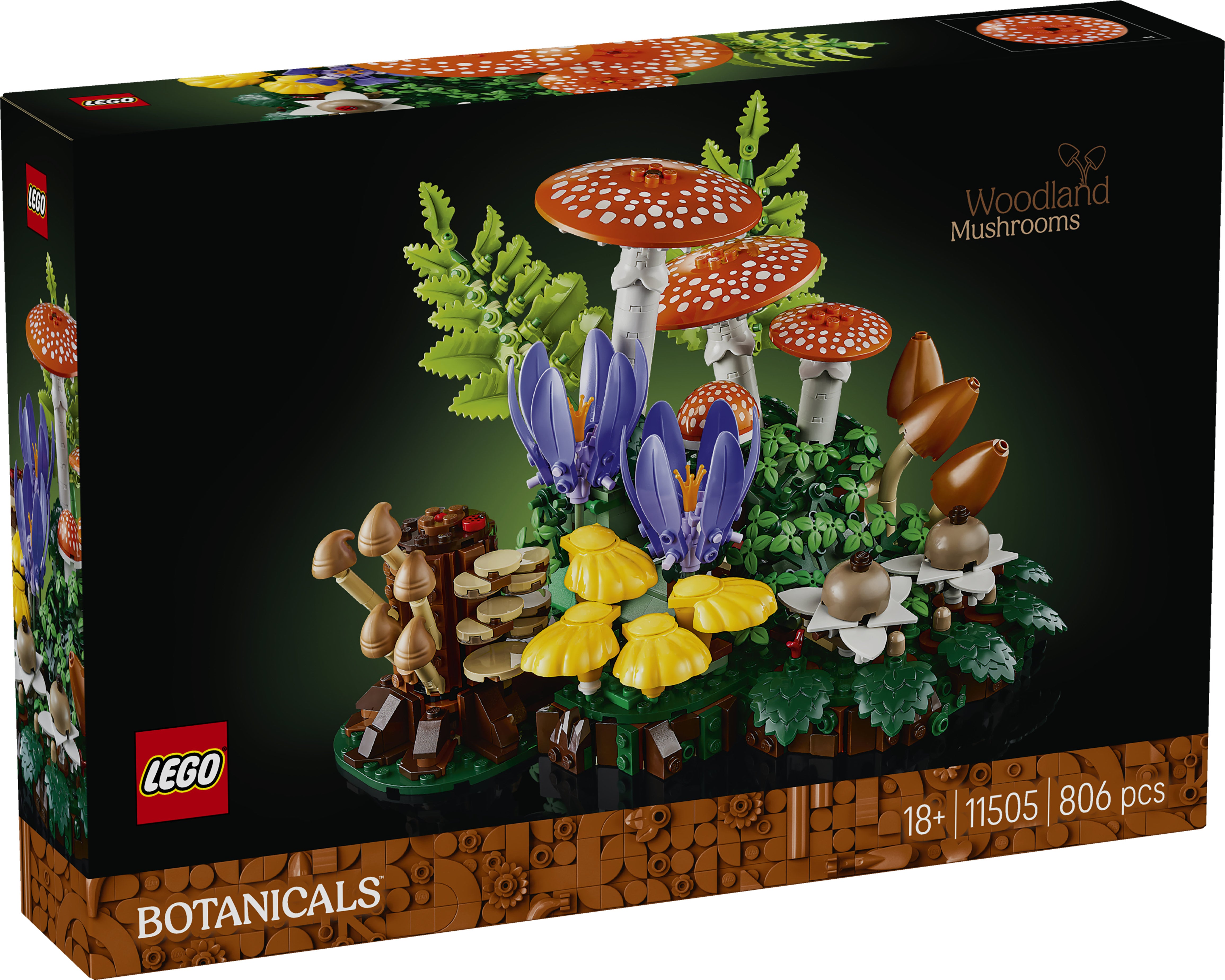 LEGO Botanicals 11505 Woodland Mushrooms V29 18+