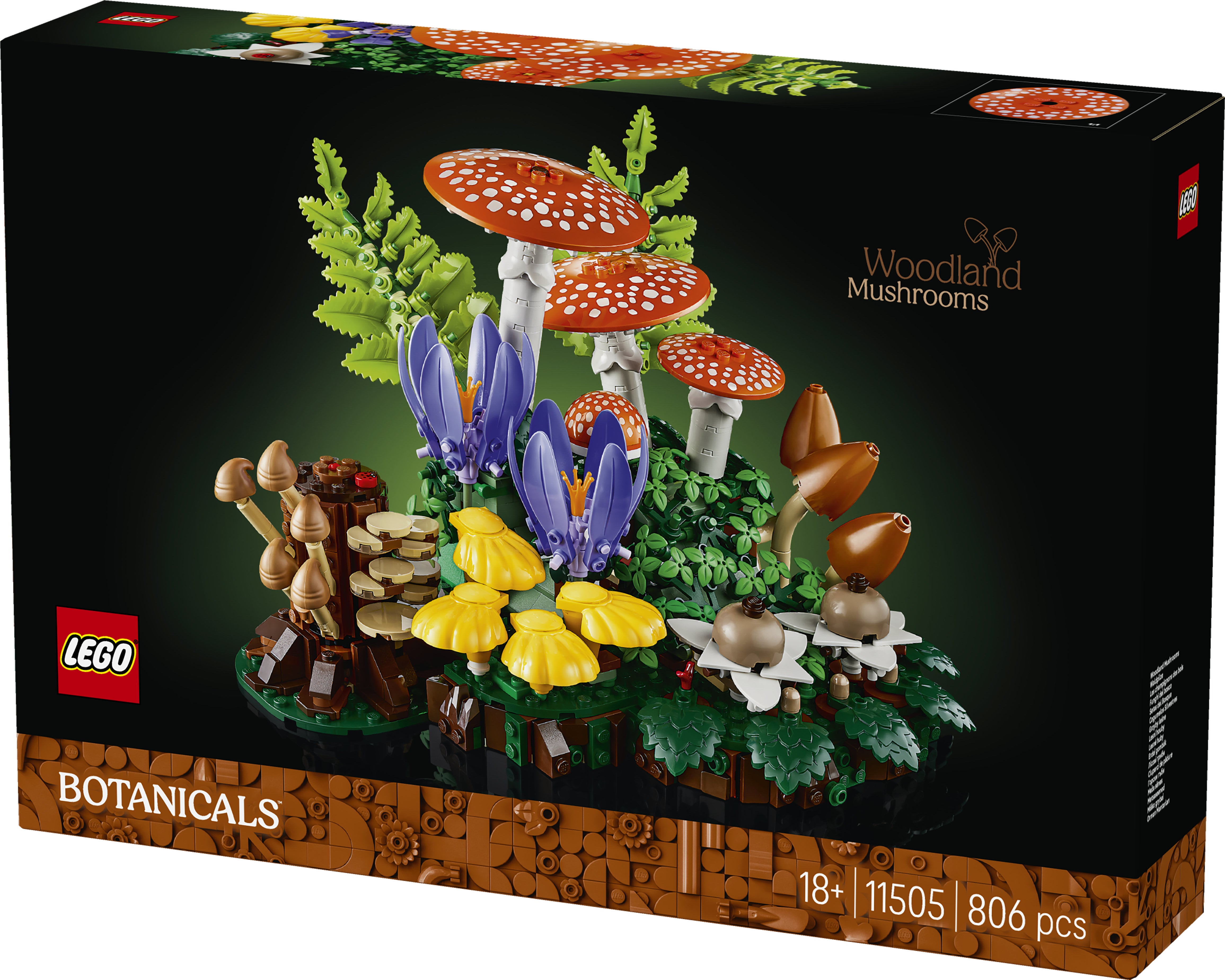 LEGO Botanicals 11505 Woodland Mushrooms V29 18+