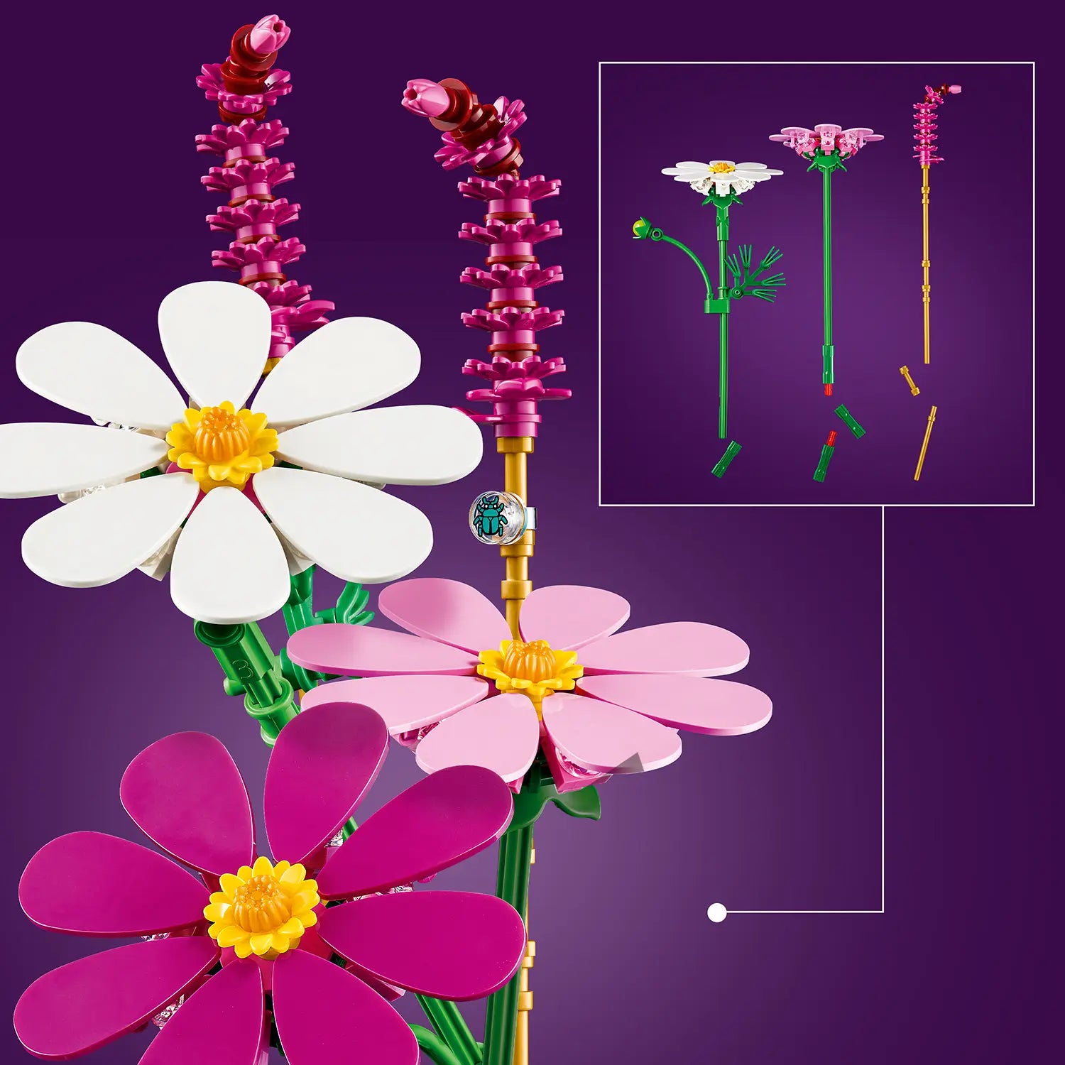 Lego Botanicals 11514 Cosmos Flowers 9+
