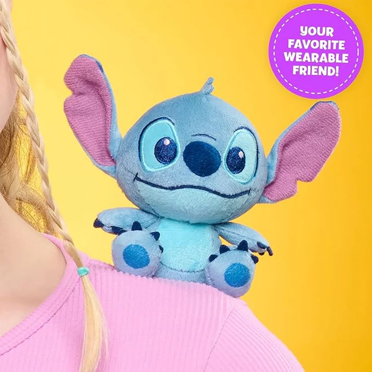 Disney Classics Perch'd Shoulder Plush  - Stitch