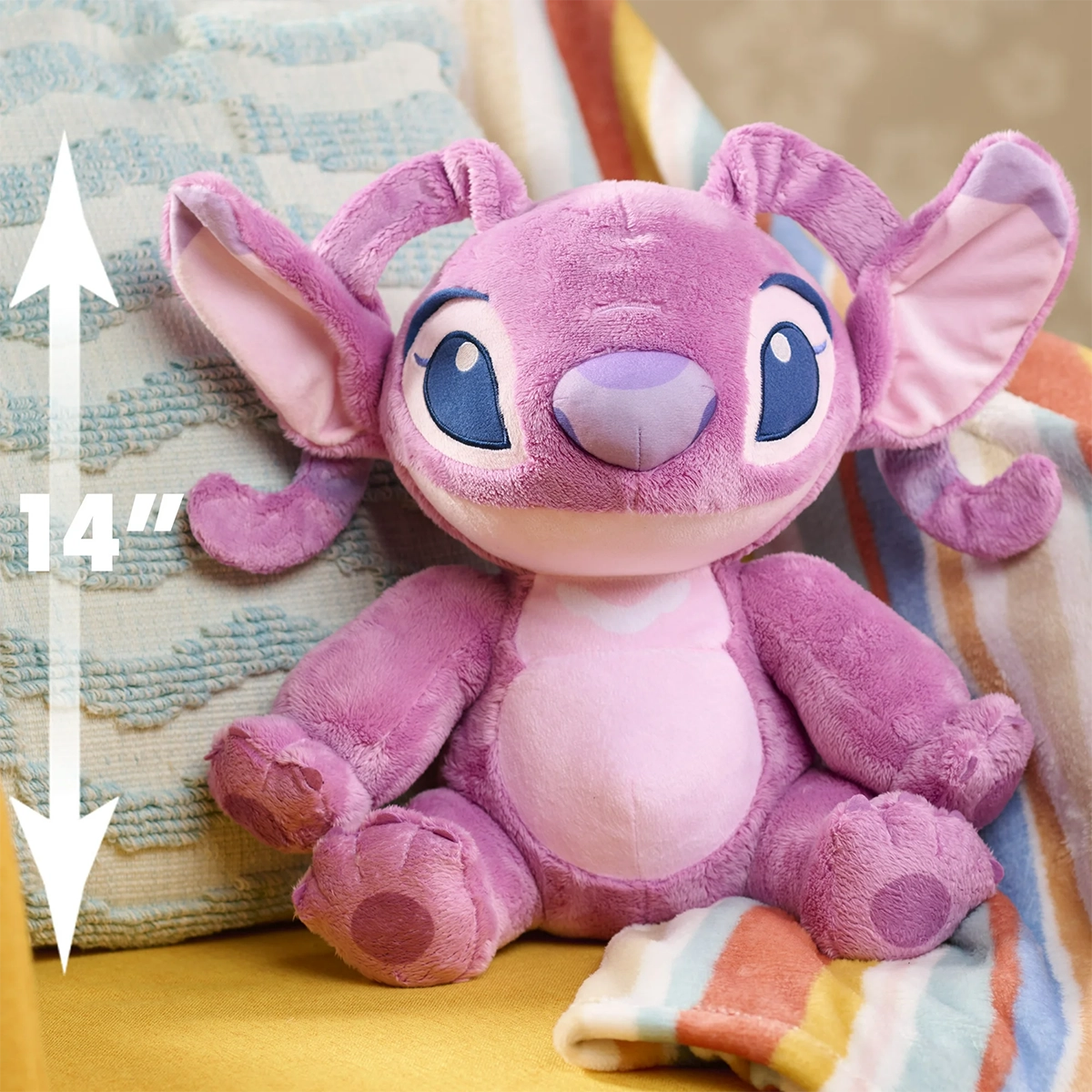 Stitch Fuzzy Large Plush - Angel