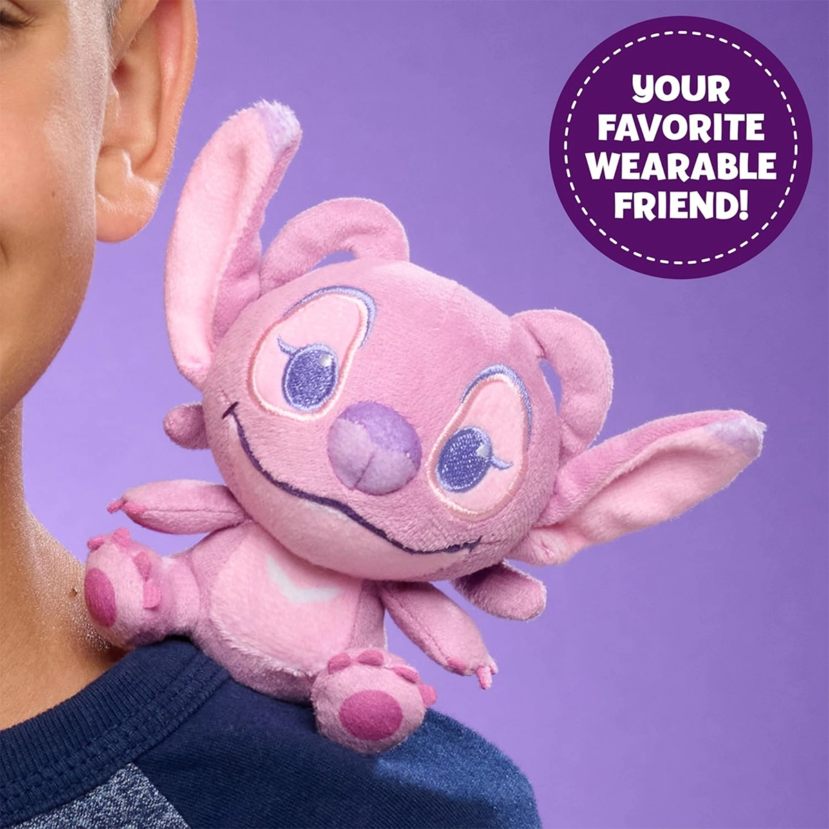 Stitch Perch'd Shoulder Plush - Angel