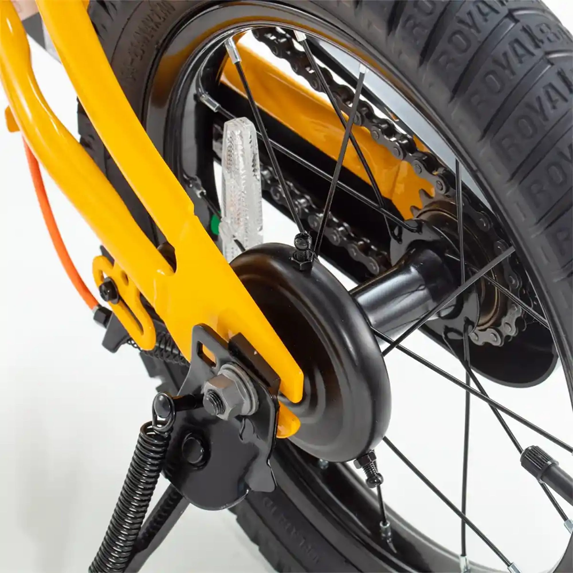 RB14B-6P CHILDREN BICYCLE 7TH FREESTYLE 14 INCH YELLOW - Kiddy Zone