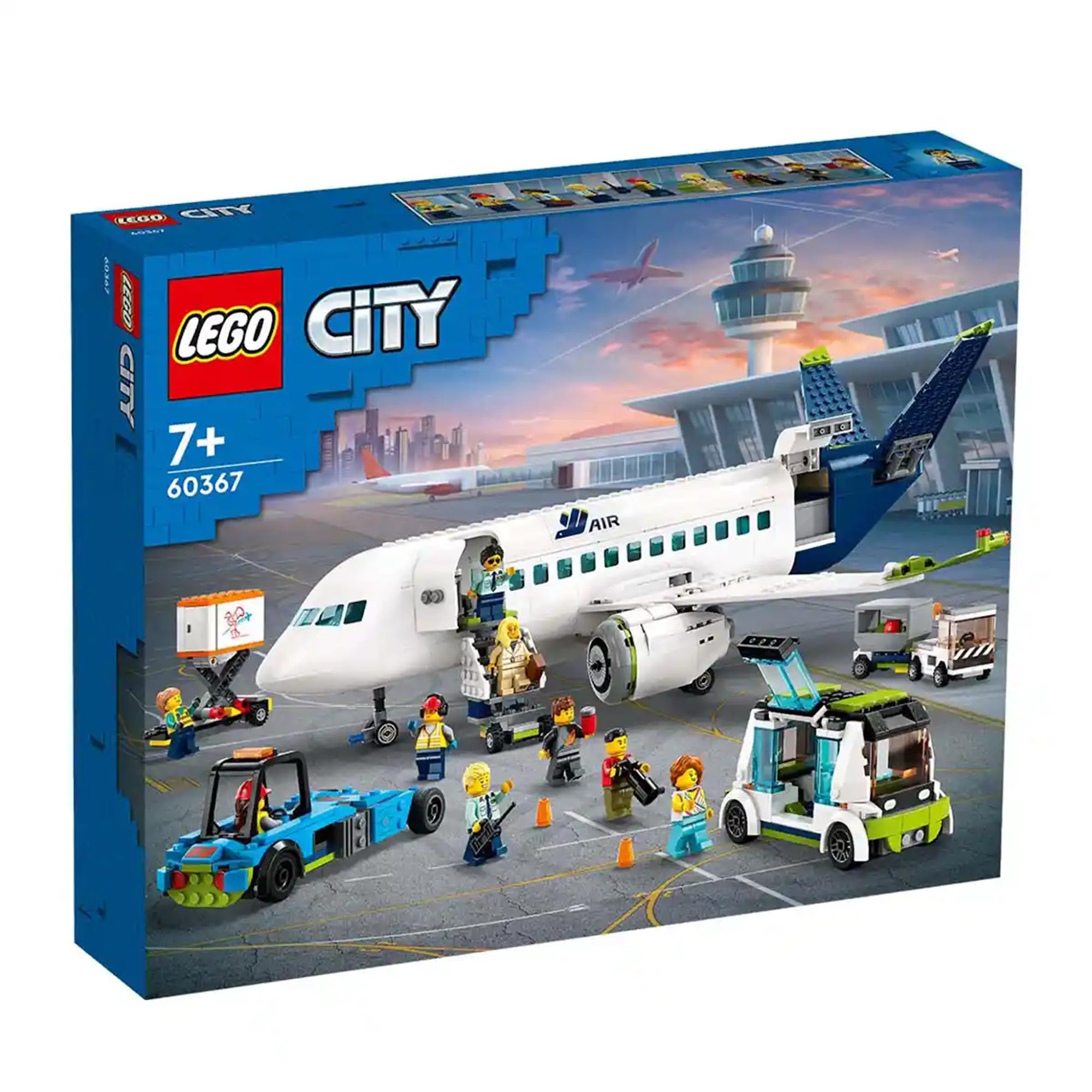 LEGOÃÂ® City Passenger Aeroplane 60367 Building Toy Set (930 Pieces) - Kiddy Zone