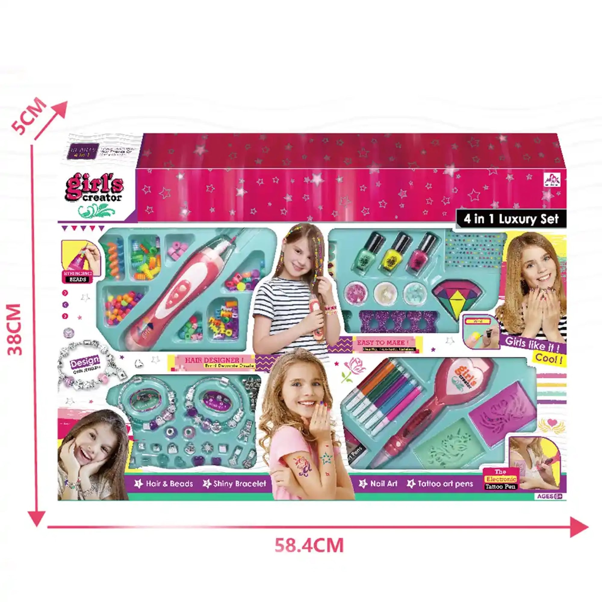 4-IN-1 DIY SET 6YRS+ - Kiddy Zone