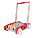 Edufun Wooden Ladybird baby walker with blocks(40pc) 1-3YRS