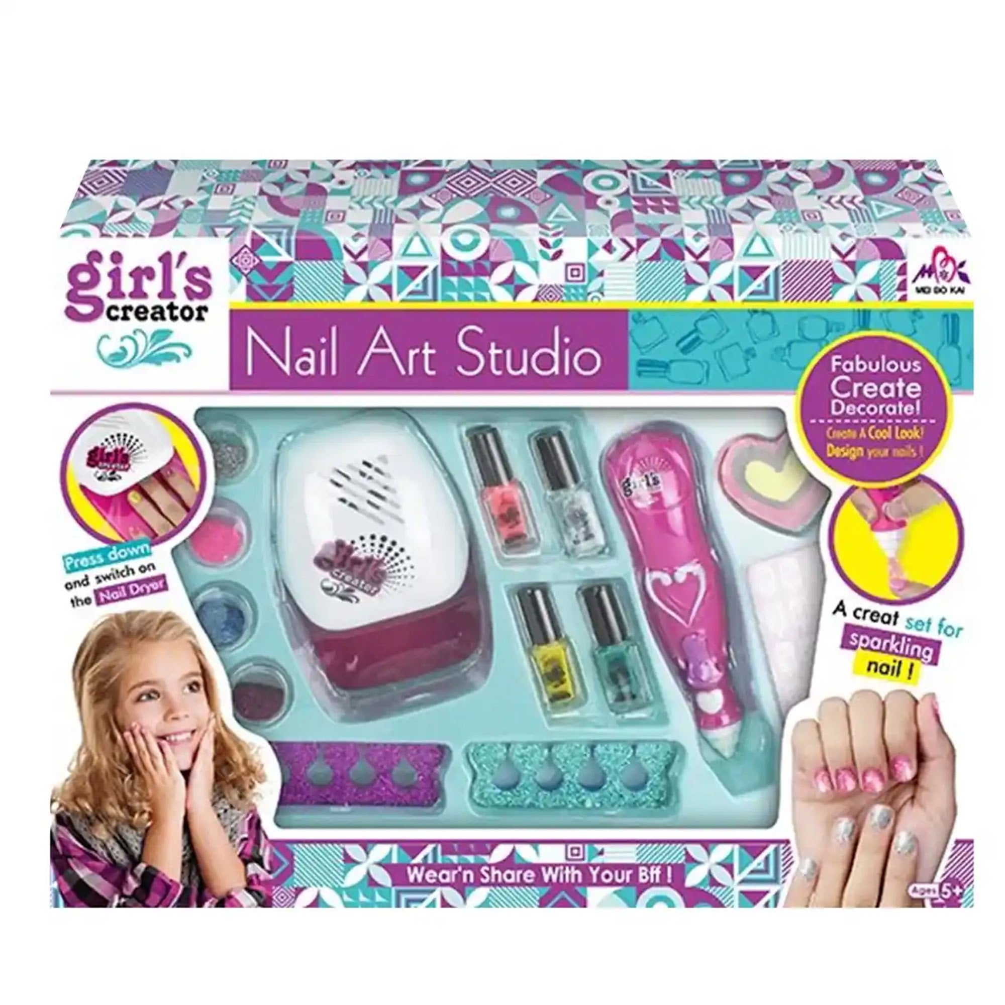 NAIL ART STUDIO FOR GIRLS 5YRS+ - Kiddy Zone