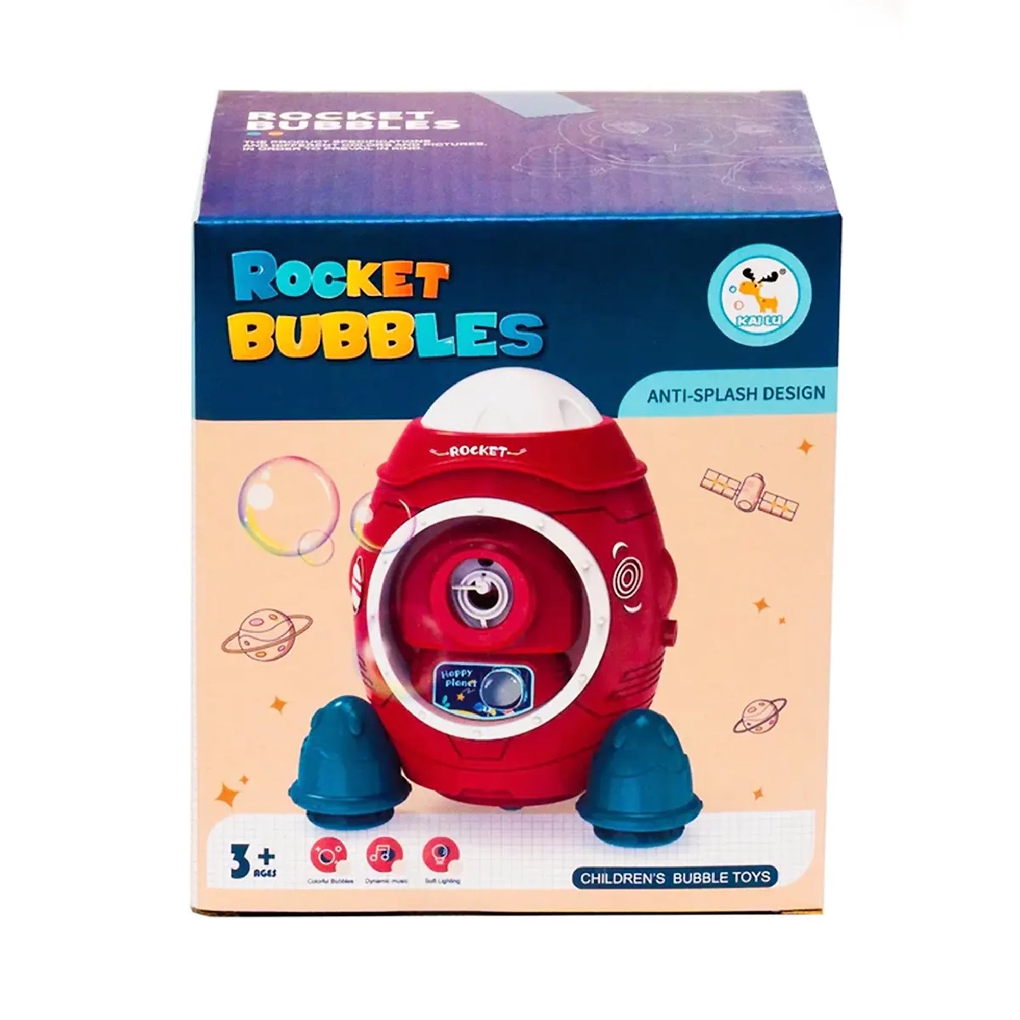B/O ROCKET BUBBLE MACHINE - Kiddy Zone