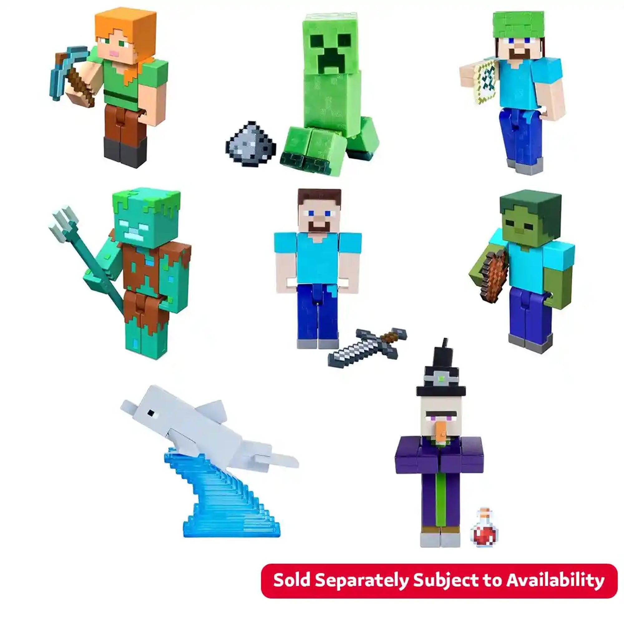 Minecraft Core 3,25" Fig. Asst - Kiddy Zone