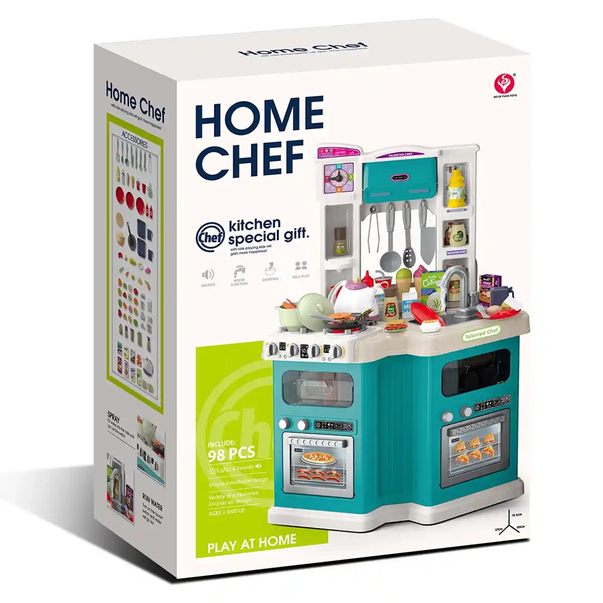 LITTLE CHEF KITCHEN PLAY SET 3YRS+
