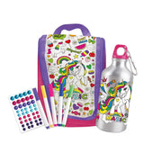 UNICORN SERIES -2-IN-1 GRAFFITI WATER BOTTLE+HANDBAG 3YRS+