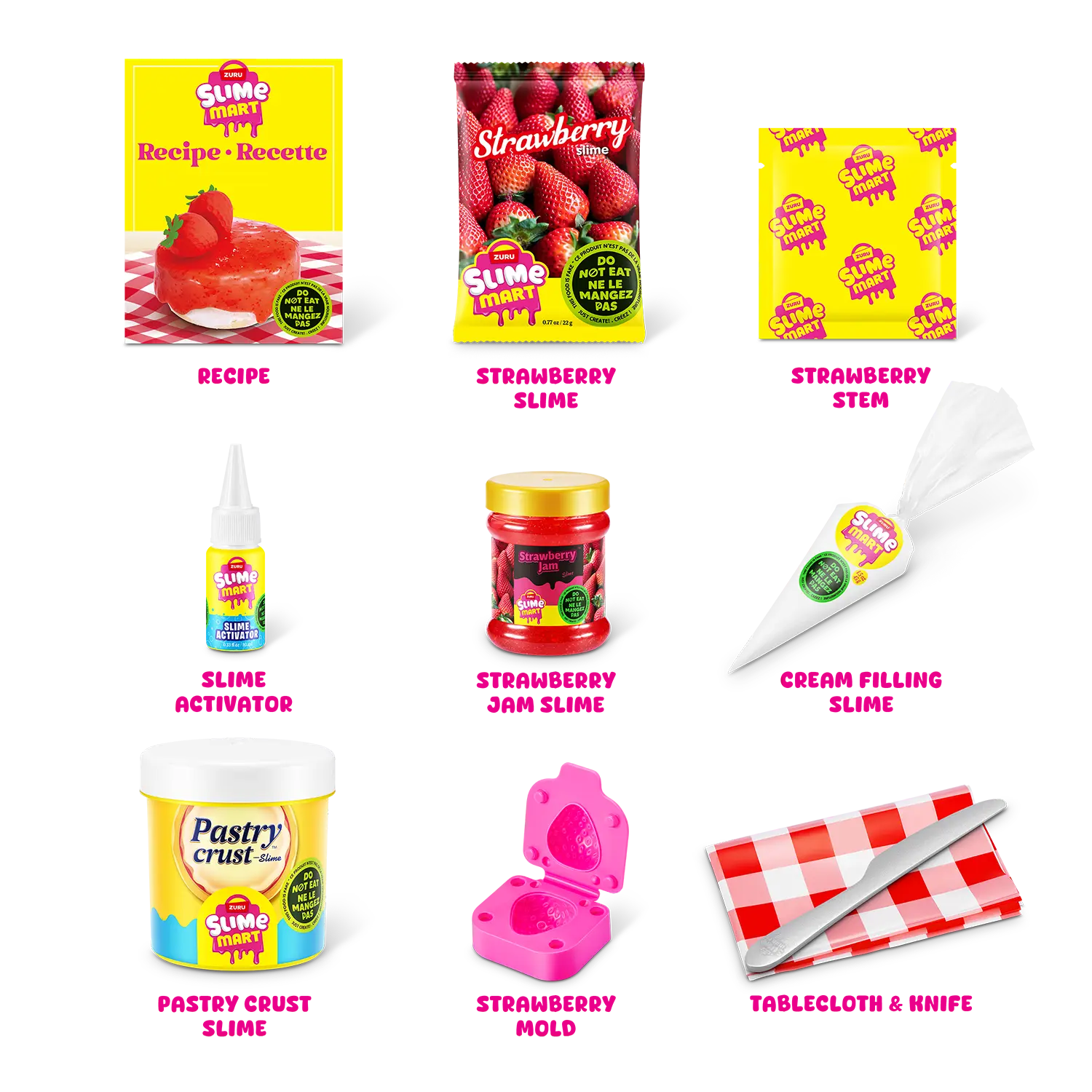 Slime Mart Small Shopping Bag – Strawberry Cheesecake (Series 1)