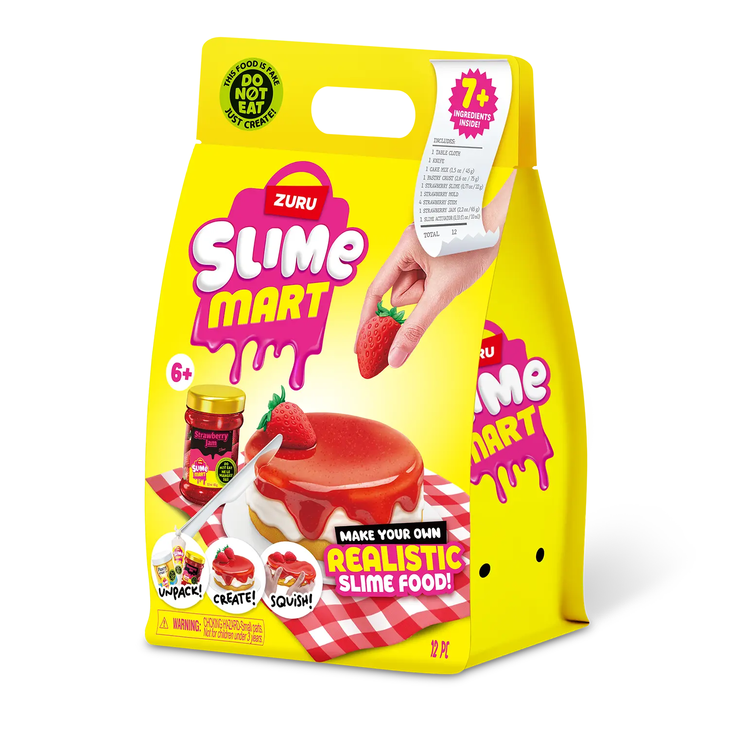 Slime Mart Small Shopping Bag – Strawberry Cheesecake (Series 1)