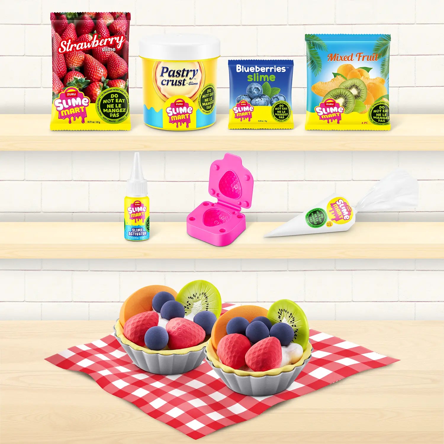 Slime Mart Small Shopping Bag – Fruit Tart (Series 1)