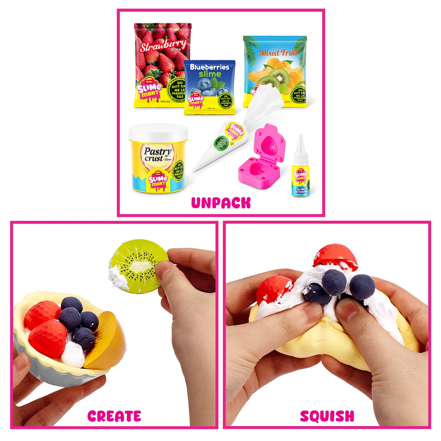 Slime Mart Small Shopping Bag – Fruit Tart (Series 1)
