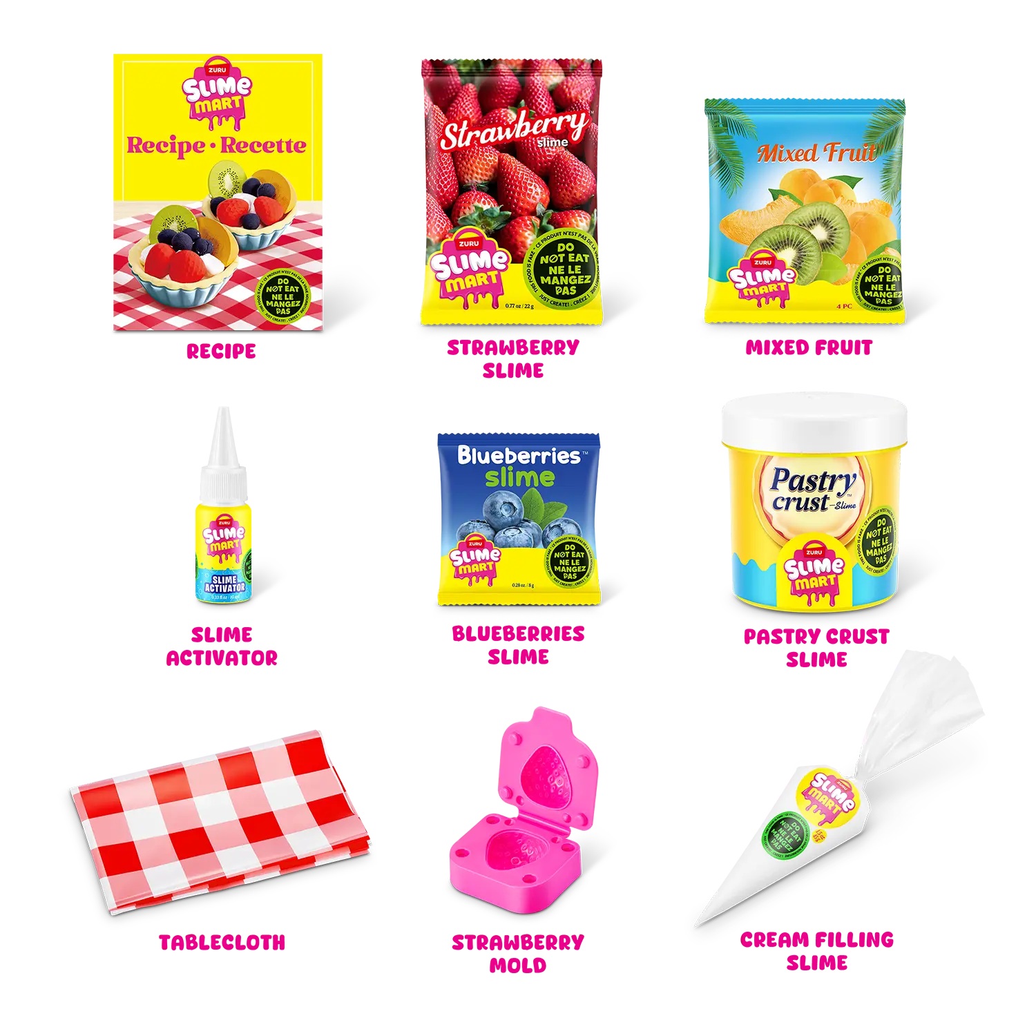 Slime Mart Small Shopping Bag – Fruit Tart (Series 1)