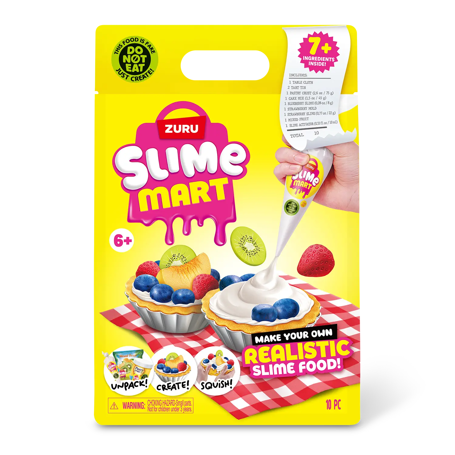Slime Mart Small Shopping Bag – Fruit Tart (Series 1)
