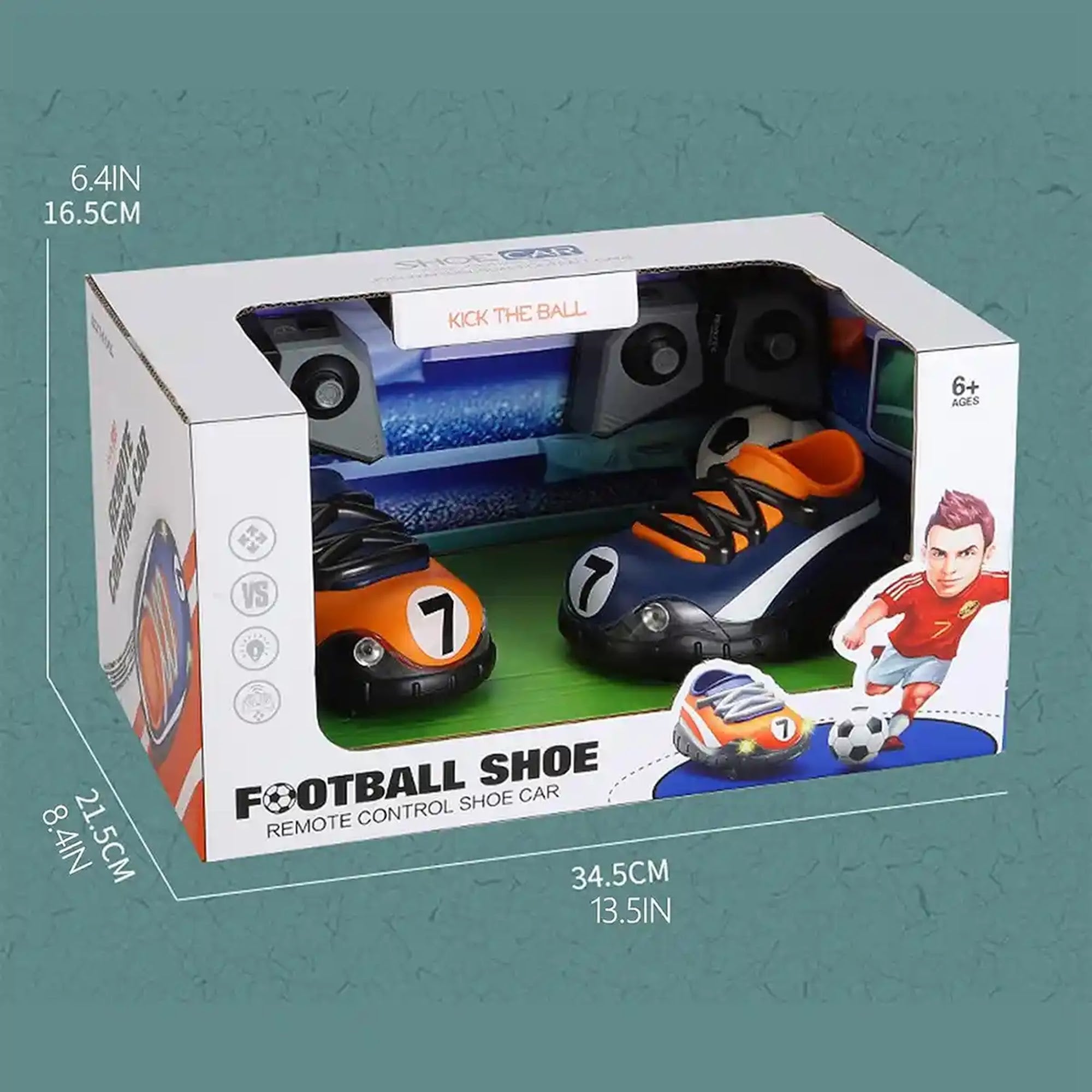 R/C FOOTBALL SHOE 2PCS 3YRS+