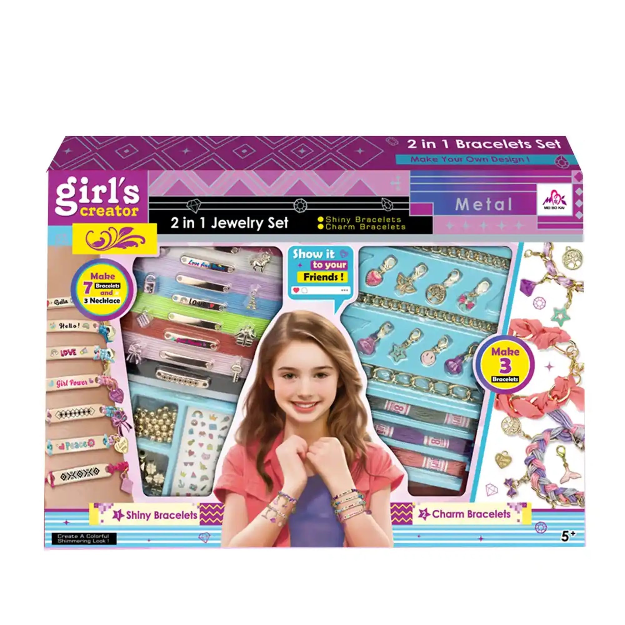 BRACELET SIGN 2-IN-1 SET 5YRS+ - Kiddy Zone