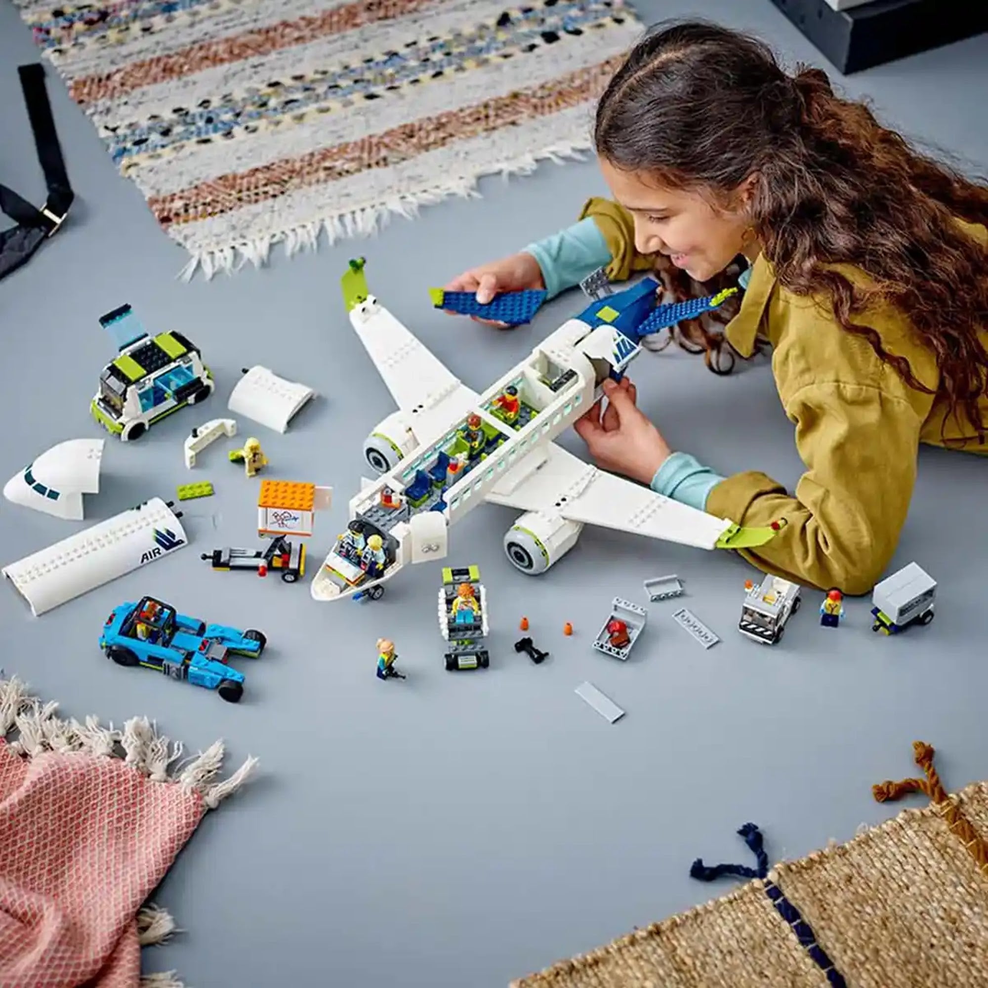 LEGOÃÂ® City Passenger Aeroplane 60367 Building Toy Set (930 Pieces) - Kiddy Zone