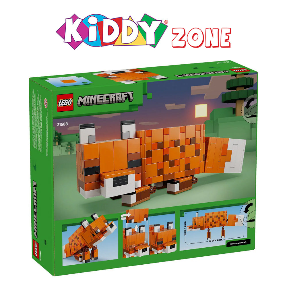 LEGOÃÂ® MinecraftÃÂ® The Fox Gaming Decoration Toy Gift 21588 - Kiddy Zone