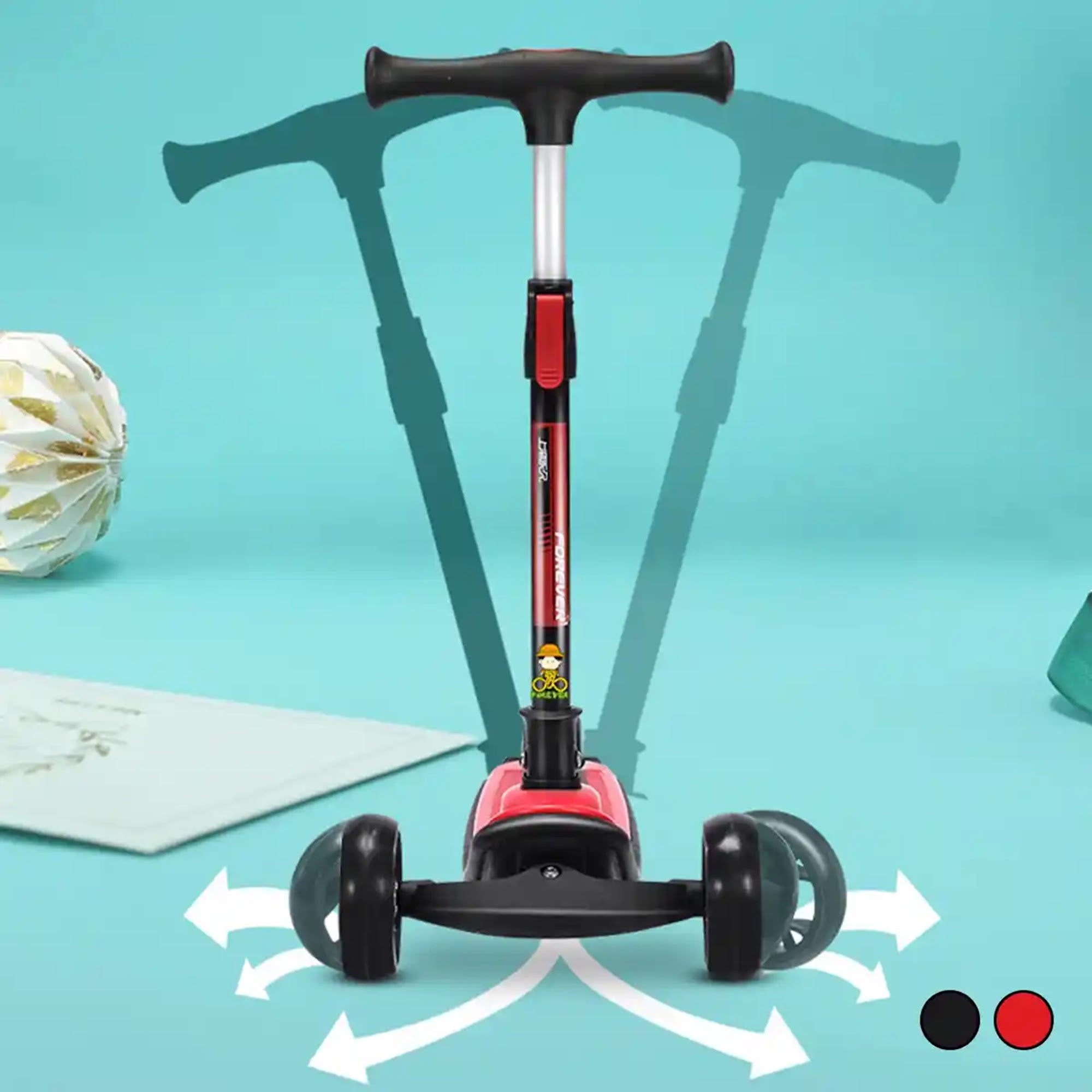 Forever Kids Scooter ST088 BLACK - Kiddy Zone