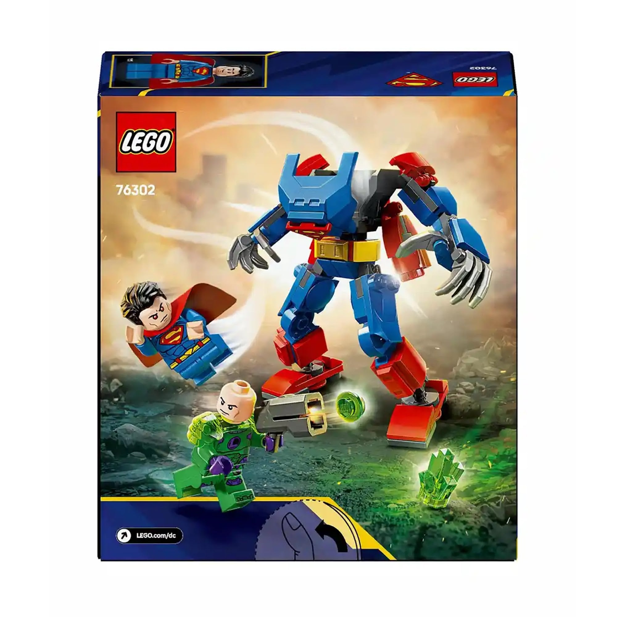 LEGOÃÂ® DC SupermanÃ¢ÂÂ¢ Mech vs. Lex LuthorÃ¢ÂÂ¢ Super HeroÃ¢ÂÂ¢ Toy Figure Playset 76302 - Kiddy Zone
