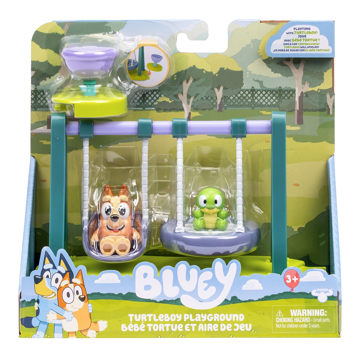 BLUEY S12 MINI PLAYSET TURTLE BOY PLAYGROUND