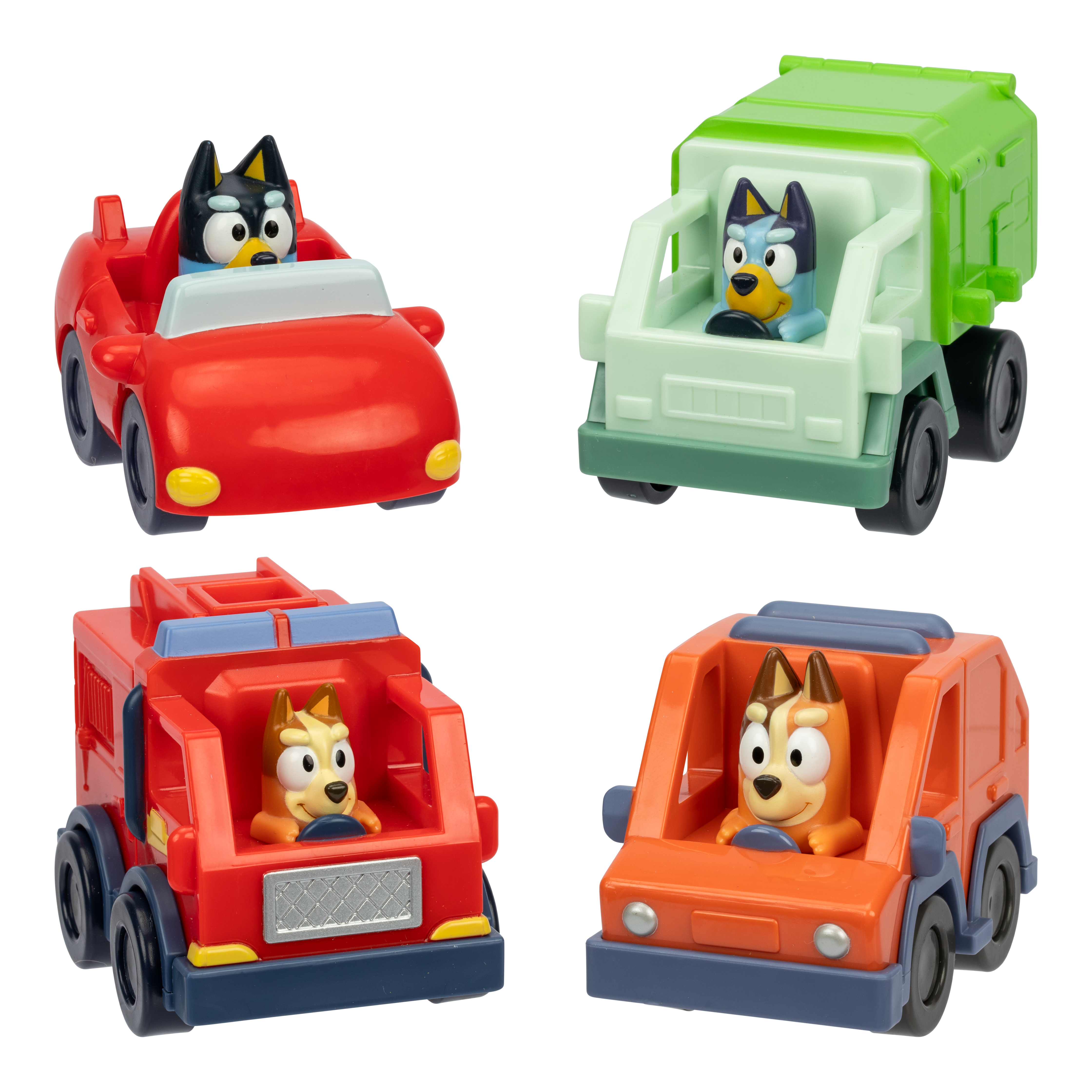 Bluey Mini Racers - full group