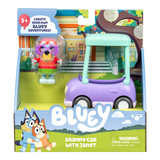 Bluey Basic Vehicle Granny Car & Janet - packaging